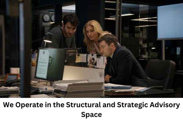 We Operate in the Structural and Strategic Advisory Space